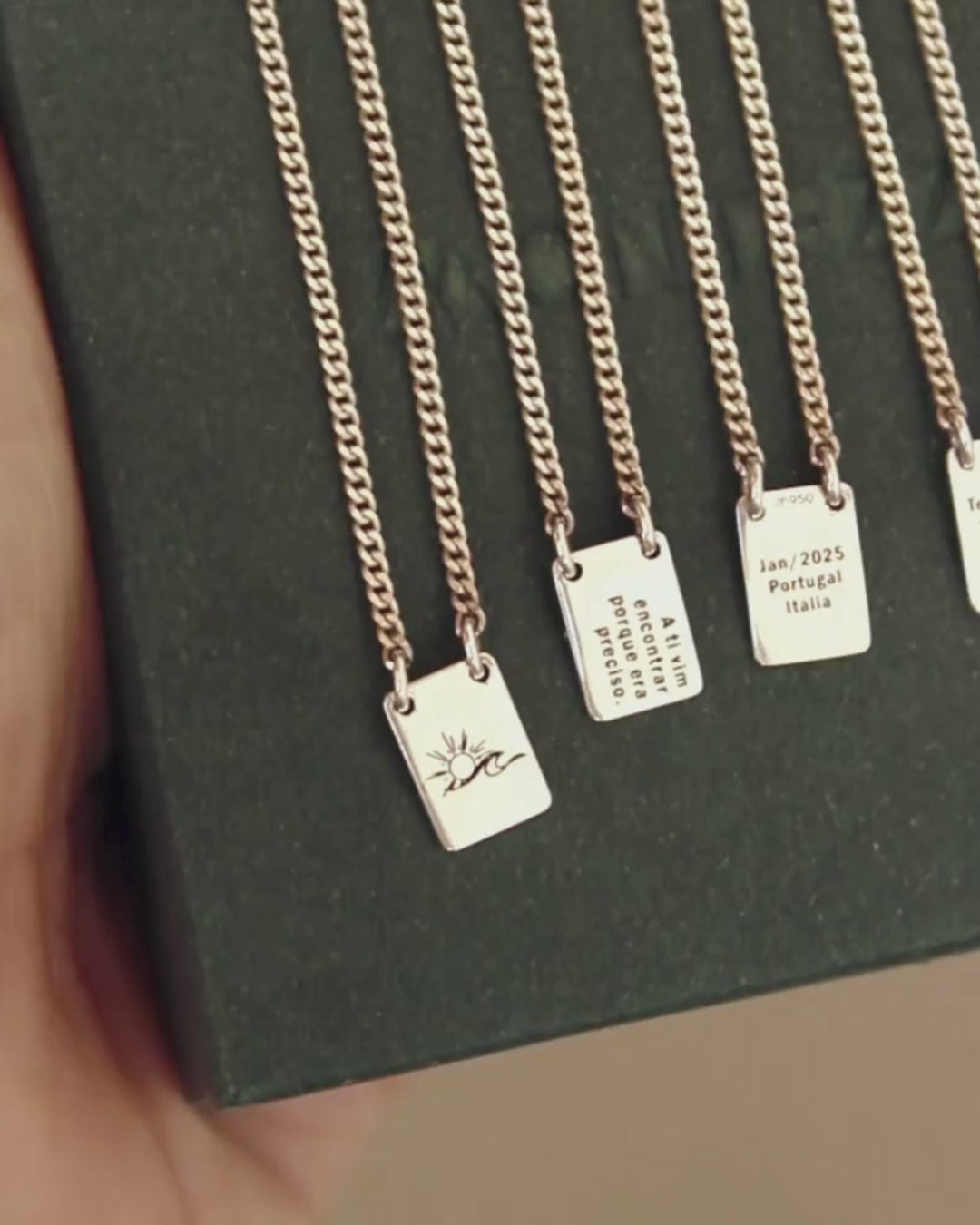 Escapulário Mini Personalizado Prata 950