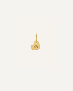 Pingente Personalizado Coração Mini Ouro 18K