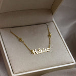 Pulseira Nome Personalizado Ouro 18K - Montezza Joias
