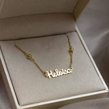 Pulseira Nome Personalizado Ouro 18K - Montezza Joias